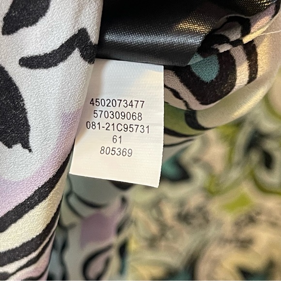 Chicos Black Label Buttondown Tunic Paisley XL - Picture 14 of 14